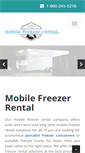 Mobile Screenshot of mobile-freezer-rental.com